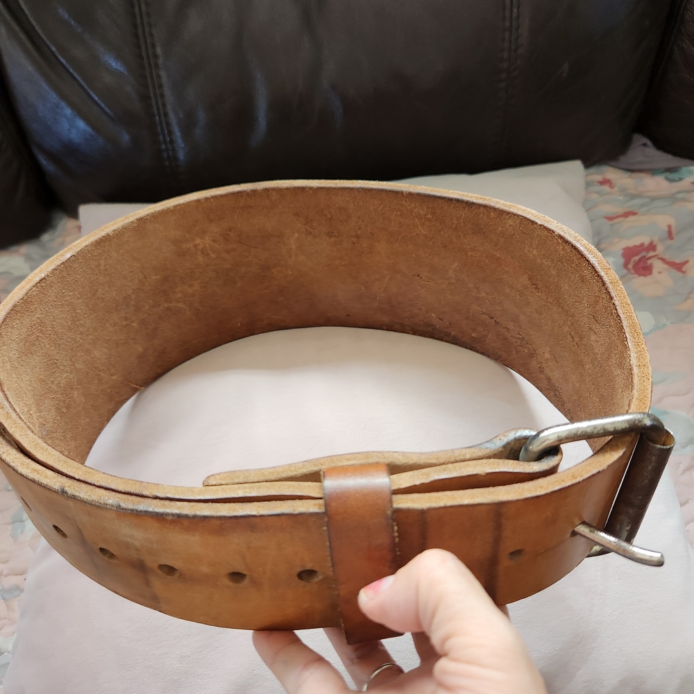 Men's Classic Brown Leather Belt Bag